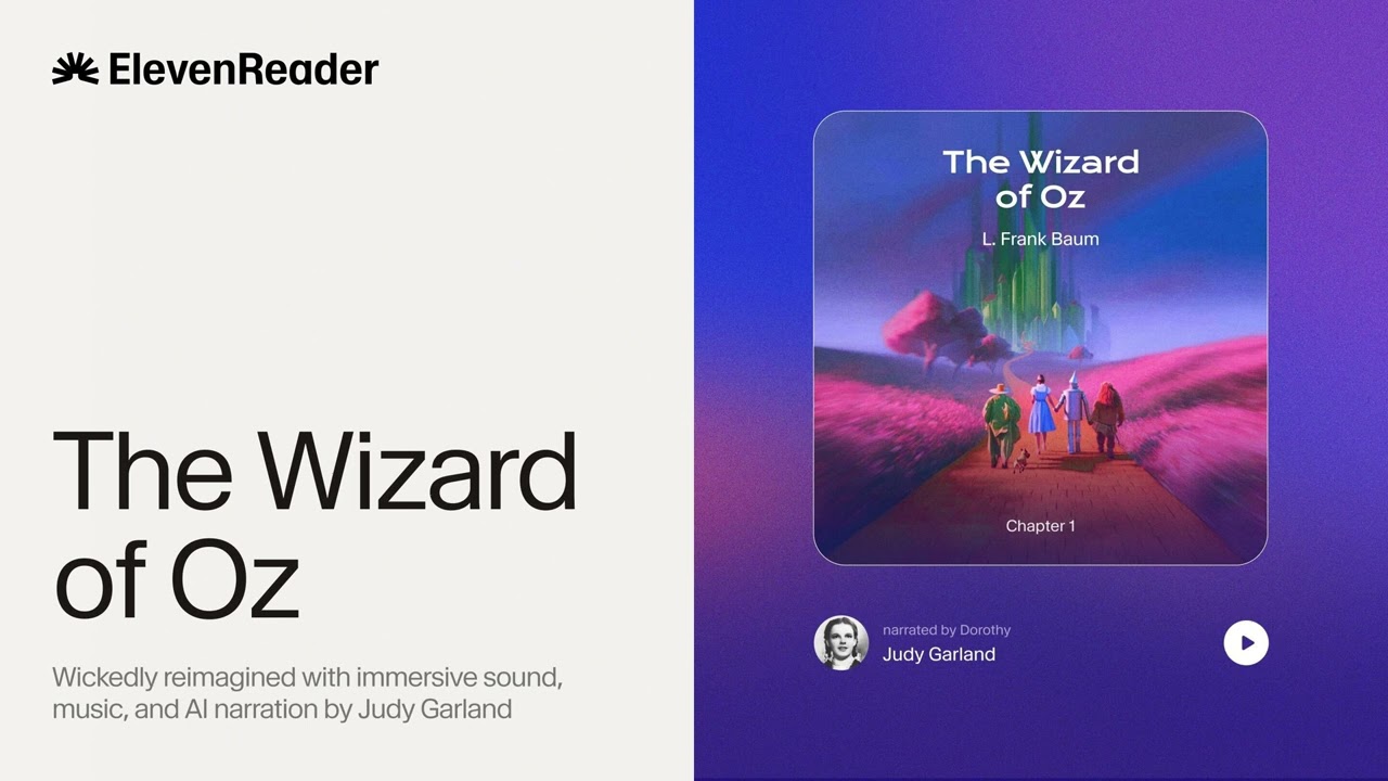 The Wonderful Wizard of Oz: Reimagined with Judy Garland&rsquo;s AI Voice