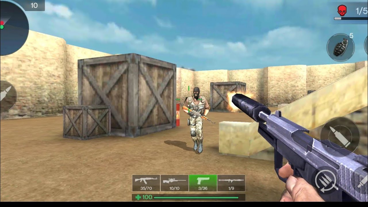 Critical Strike Jogo contra terrorista Atiradores jogo de tiro para Android