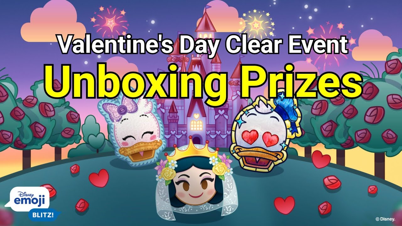 Valentine's Day Clear Event Prizes (02/2026) - Disney Emoji Blitz 
