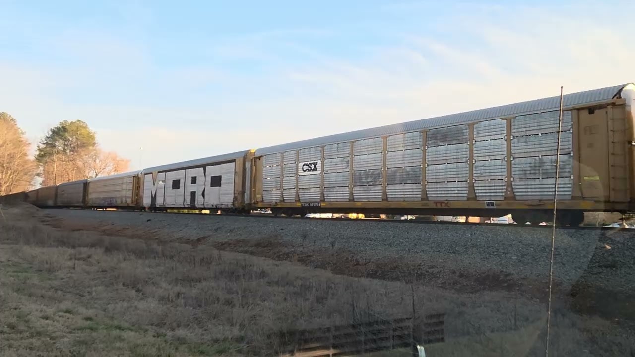 Surprise on the tail end of this northbound graffiti train in Collegedale, TN 