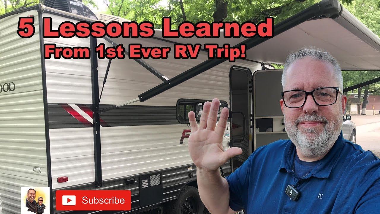 5 Lessons Learned from our first ever RV trip!