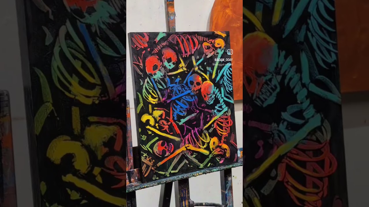 Short attention span version of this time lapse of my new piece "Circle Pit" more info in comments.
