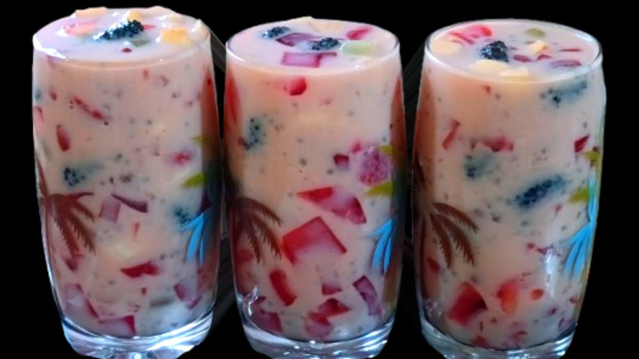 Fruits drink recipe| sago fruit drink| summer recipe| ramzan recipe|healthy drink