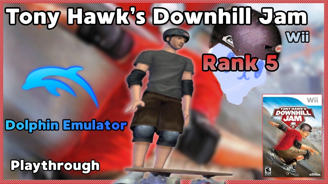 Playthrough - Tony Hawk's Downhill Jam (Wii) PTBR | Rank 5