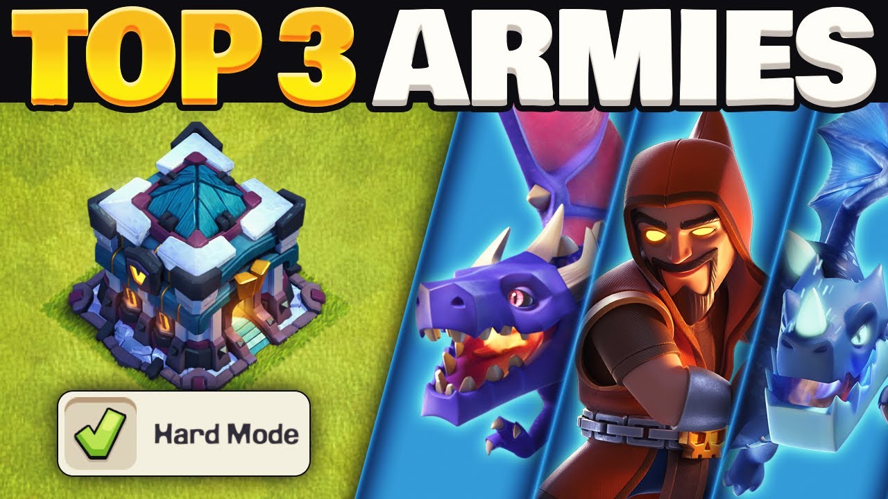BEST TH13 Attack Strategies for Hard Mode (Clash of Clans)