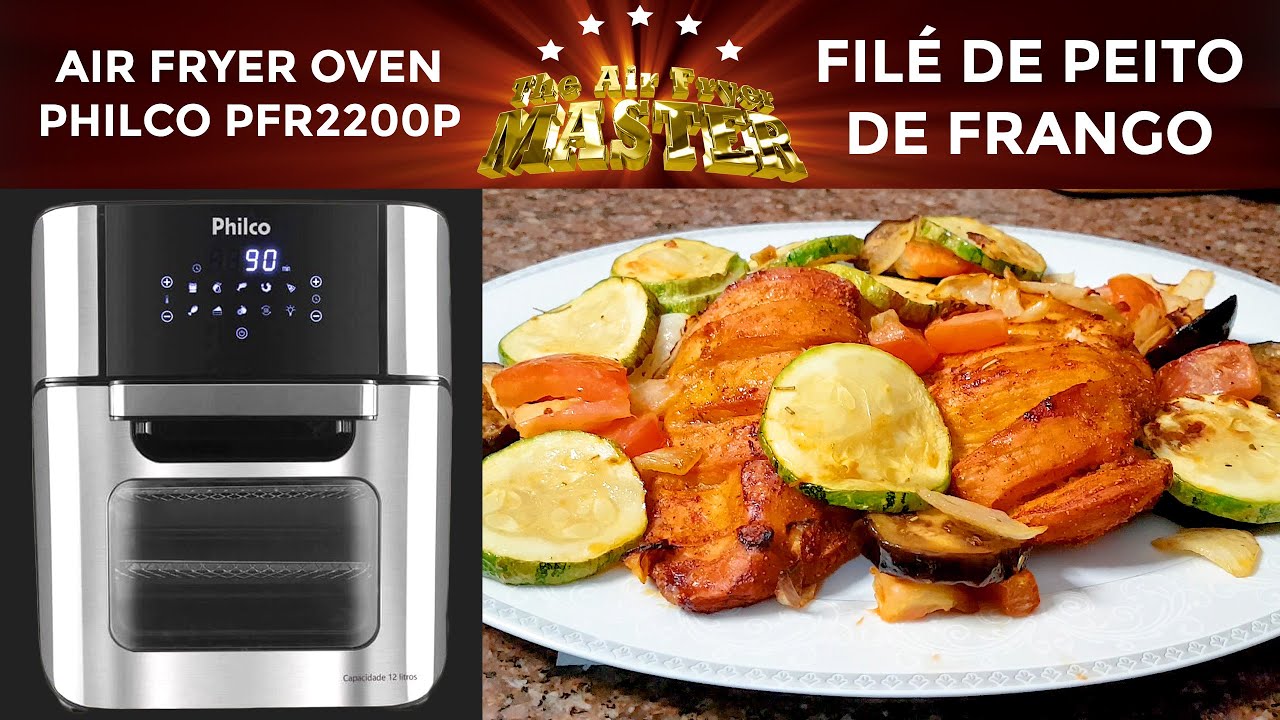 SEGREDO FILÉ DE PEITO DE FRANGO ASSADO | COM LEGUMES NA AIRFRYER