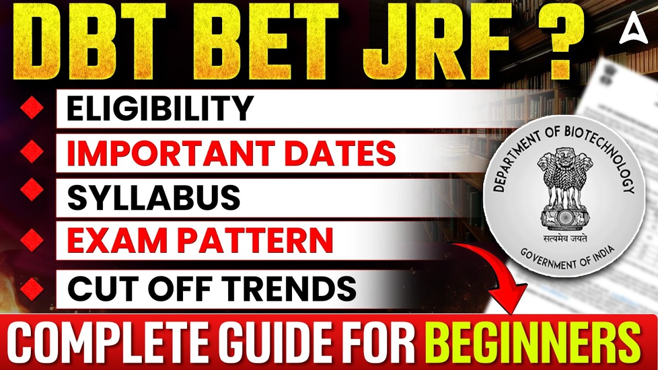 DBT BET 2026 | DBT BET Eligibility, Syllabus Exam Pattern And Cut Off Trends | DBT BET Preparation