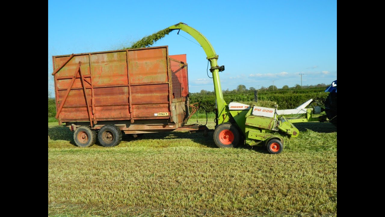 Silage 2012.Claas 75 Trailed Forager