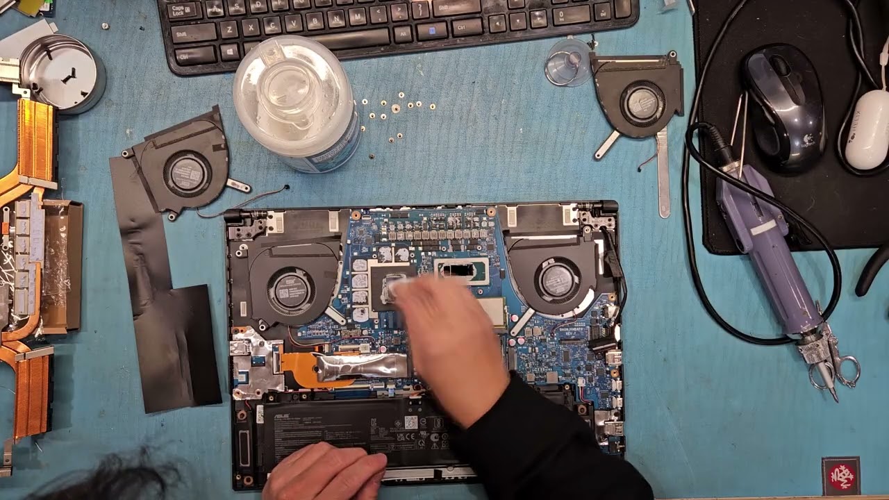 How to Replace Fans for ASUS TUF DASH F15 (F517)