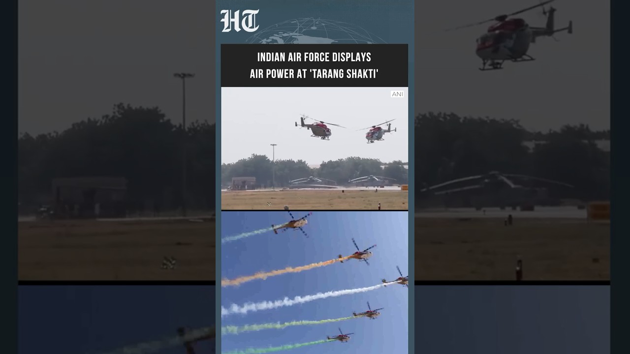 IAF's Multinational Air Combat Exercise Tarang Shakti In Action #shorts | HT India
