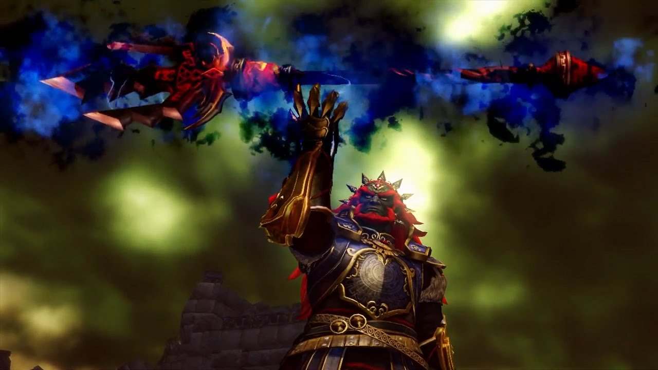 Hyrule Warriors - Ganondorf Trident Gameplay Showcase (Wii U)