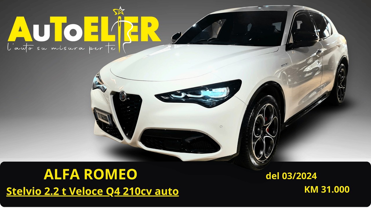 ALFA ROMEO Stelvio 2.2 t Veloce Q4 210cv auto