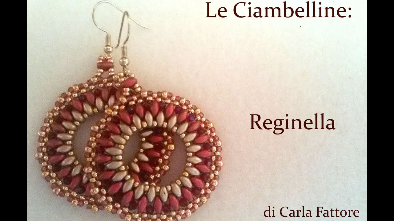 DIY Video Tutorial Orecchini Reginella in collaborazione con Perline e Gioielli