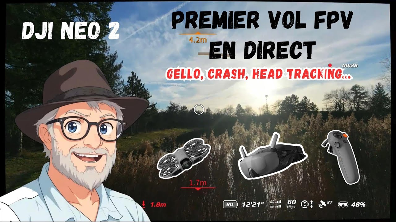 ⚠️ DJI Neo 2 : Mon premier vol FPV a FAILLI MAL TOURNER ! 🛑