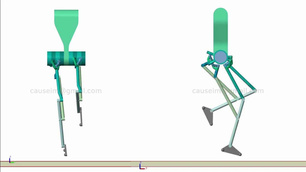 Concept: 4DoF Spherical Parallel Joint based Robot Leg