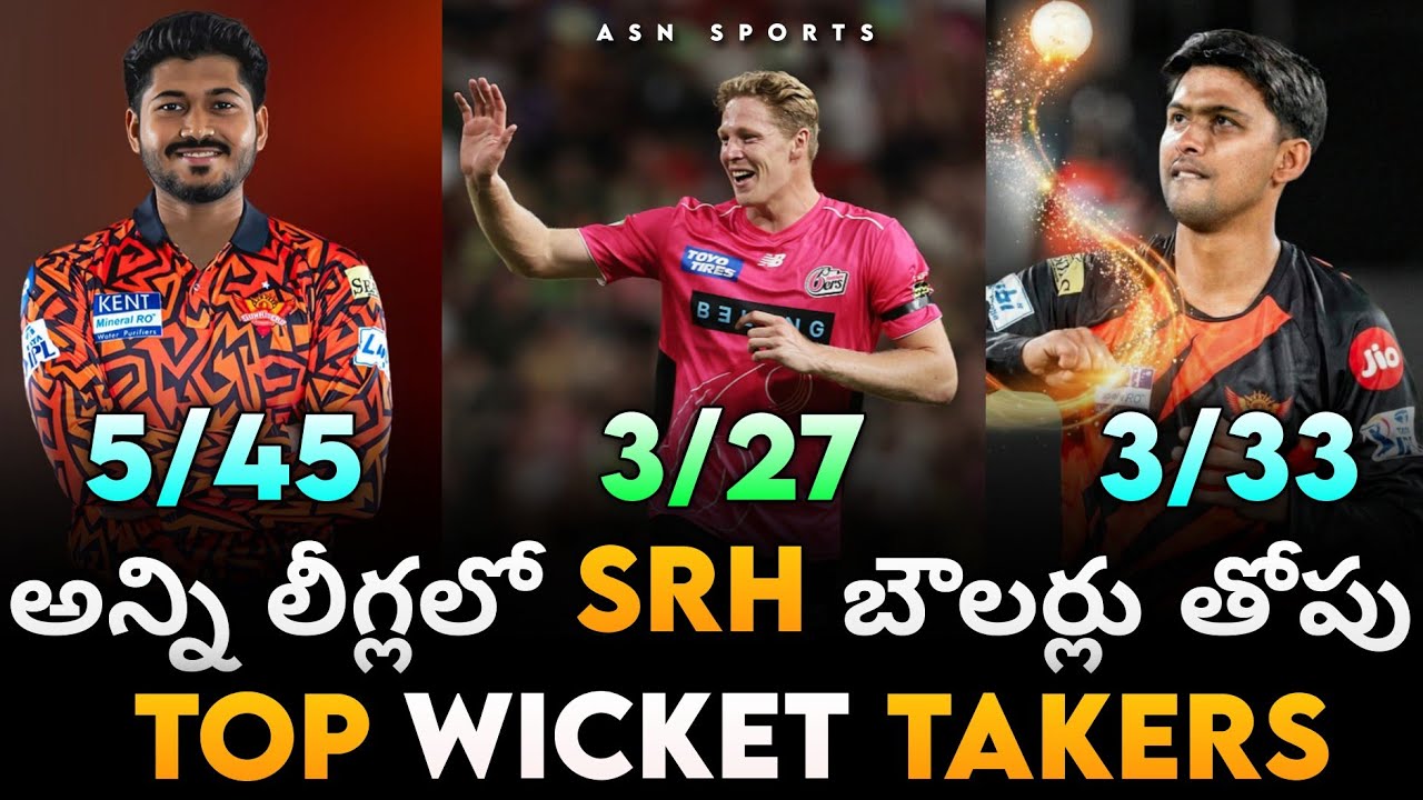 SRH Bowlers Domination 🔥 | Zeeshan Ansari, Jack Edwards, Brydon Carse, Shivang Kumar