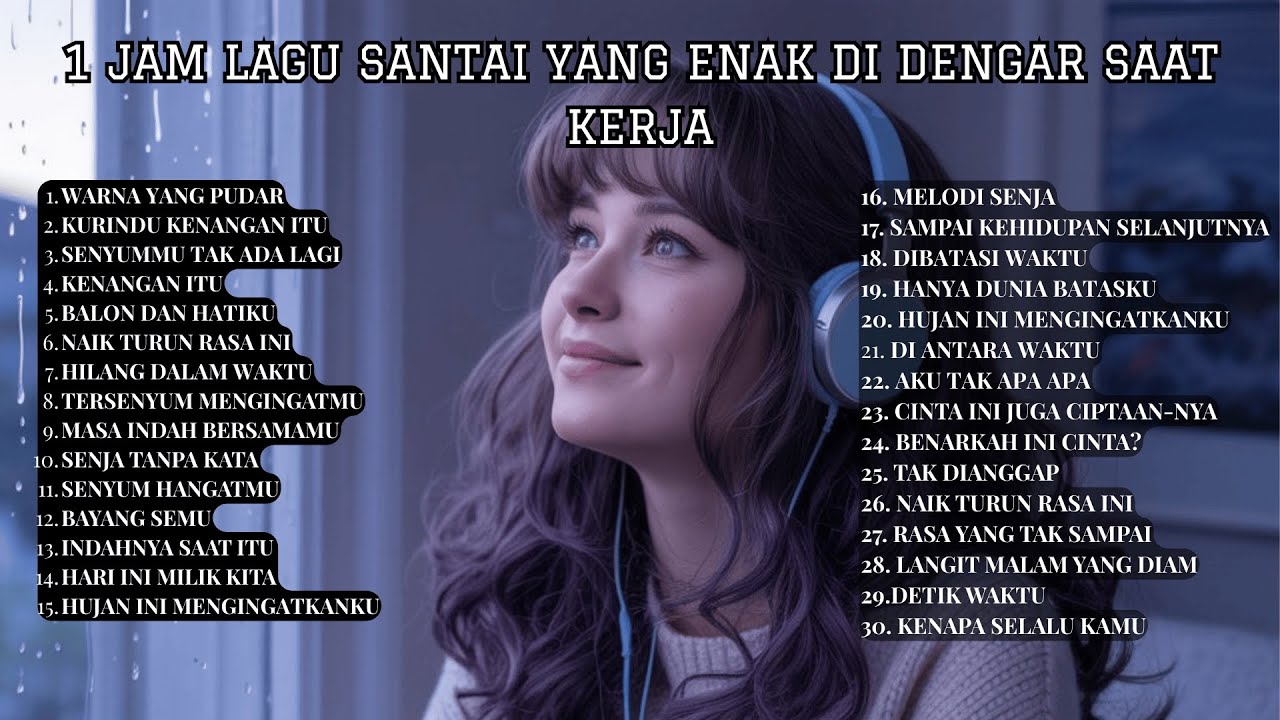 1 Jam Lagu Santai Lo-Fi Pop Melankolis | Warna Hidup & Kenangan yang Tak Pernah Pudar
