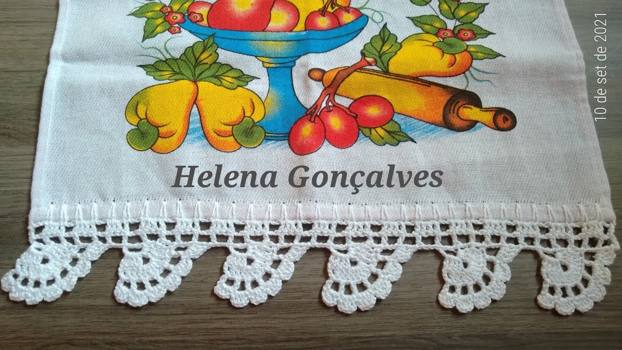 barrado de crochê N°535 @HelenaGonçalves-t3q