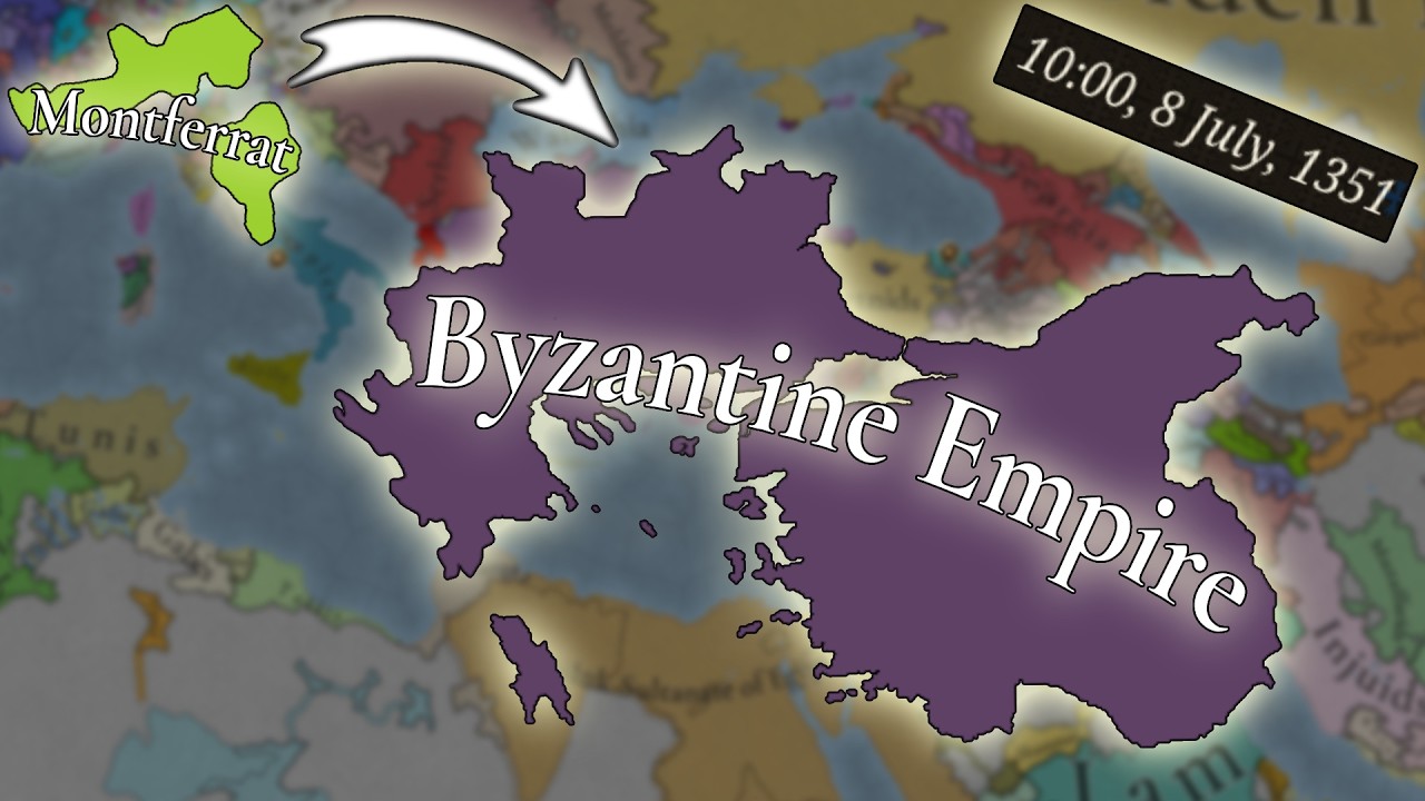 I Restored BYZANTIUM as MONTFERRAT in 15 YEARS in EU5!