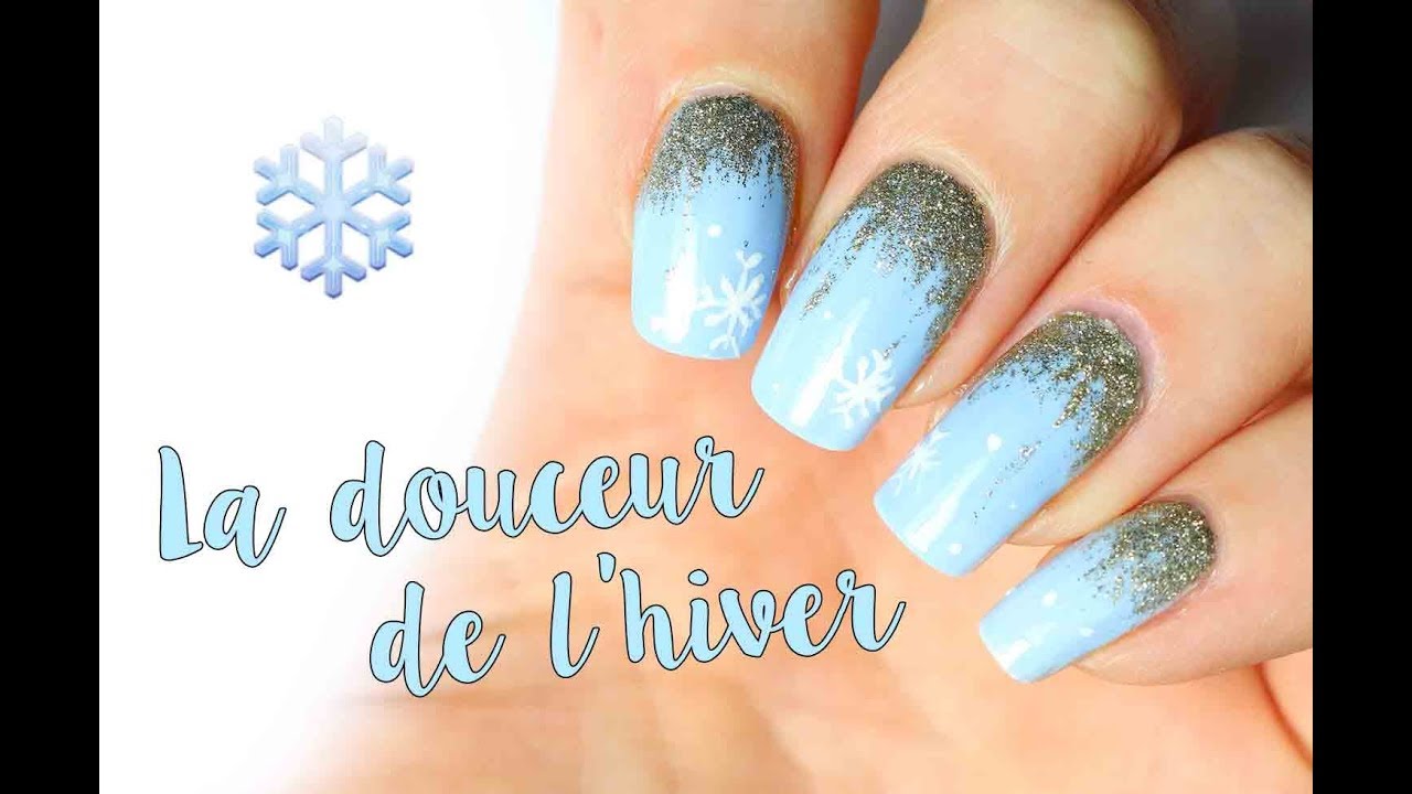 ❄️ Nail art facile : La douceur de l'hiver