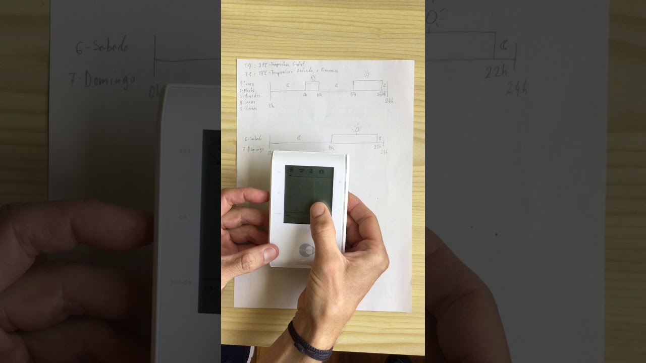 Programar un termostato Confort Crono Equation de Leroy Merlin