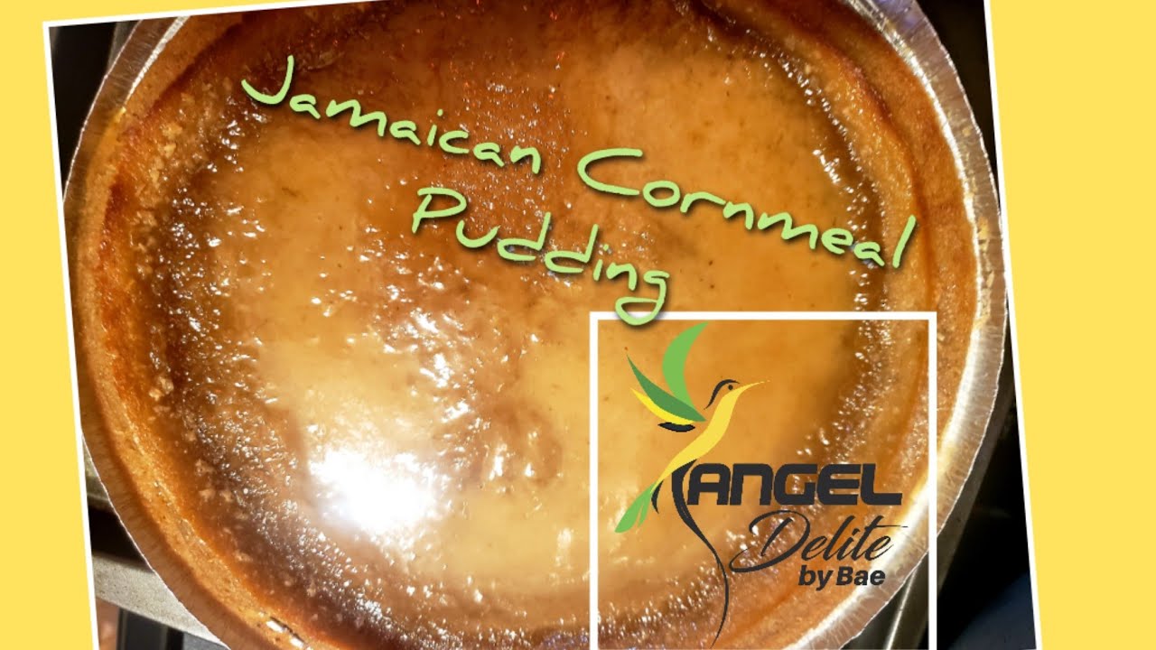 How to make Jamaican cornmeal pudding-Done outside on coal fire