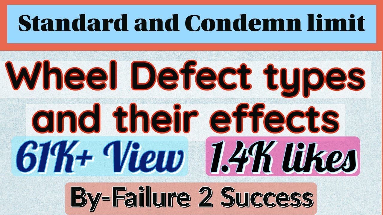 Types of Wheel Defect  and their effects in Indian Railway.