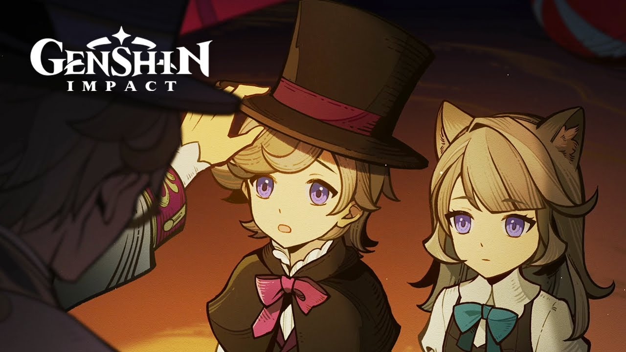Lyney, Lynette & Cesar Backstory Cutscene Animation | Story Quest Forgotten Thief | Genshin Impact