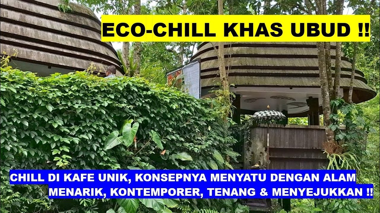 KAFE SEKALIGUS ART GALLERY DI TENGAH HUTAN | WYAH CREATIVE ART & SPACE, UBUD, BALI