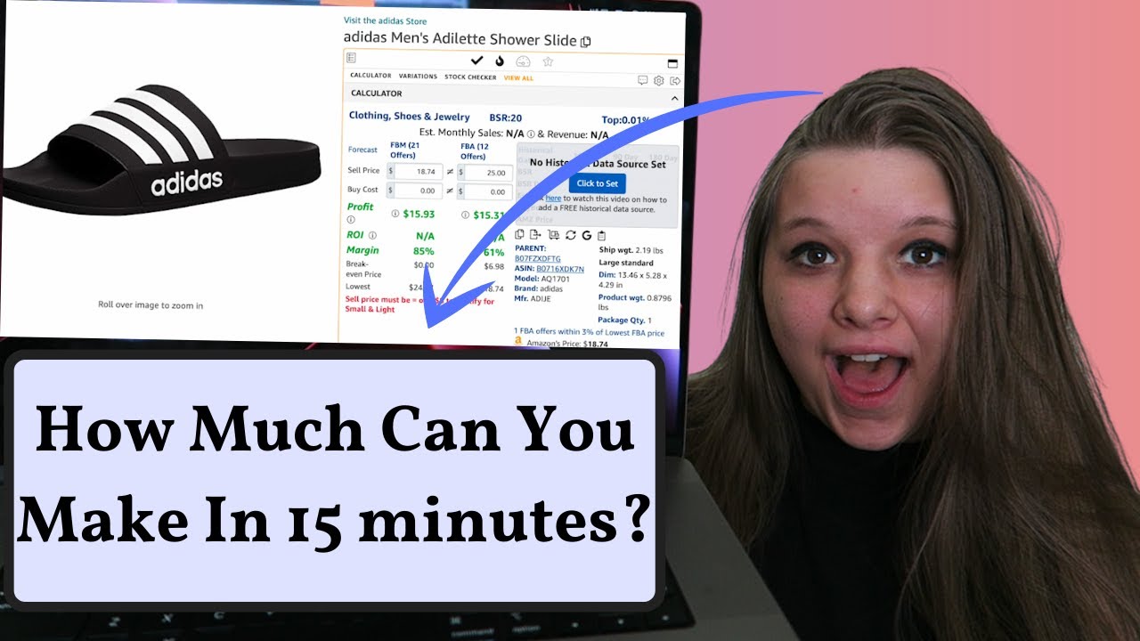 How Much Can You Make Manual Sourcing in 15 Minutes? | Amazon FBA For beginners 2024