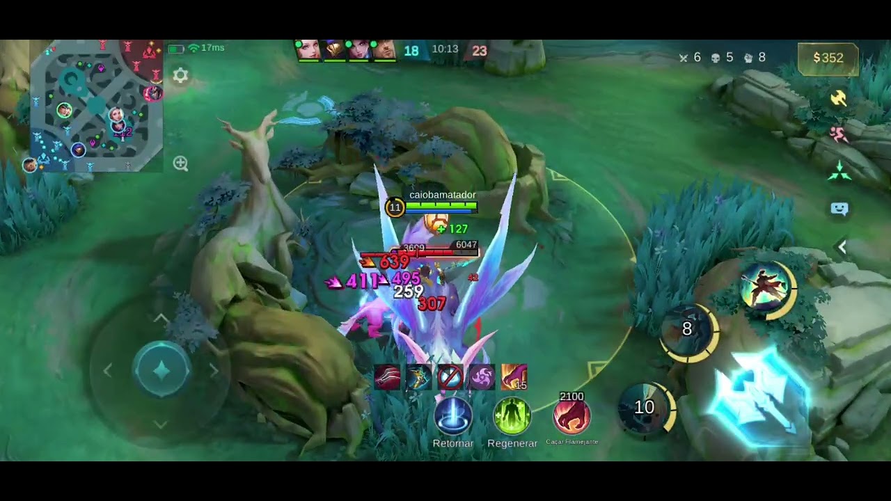 Mobile Legends - Uma partida de zilong