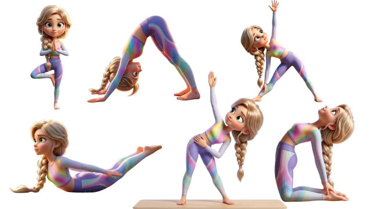 Yoga Poses for Beginners 🧘&zwj;♀️ | Fun Yoga for Kids #RainbowKids #yoga