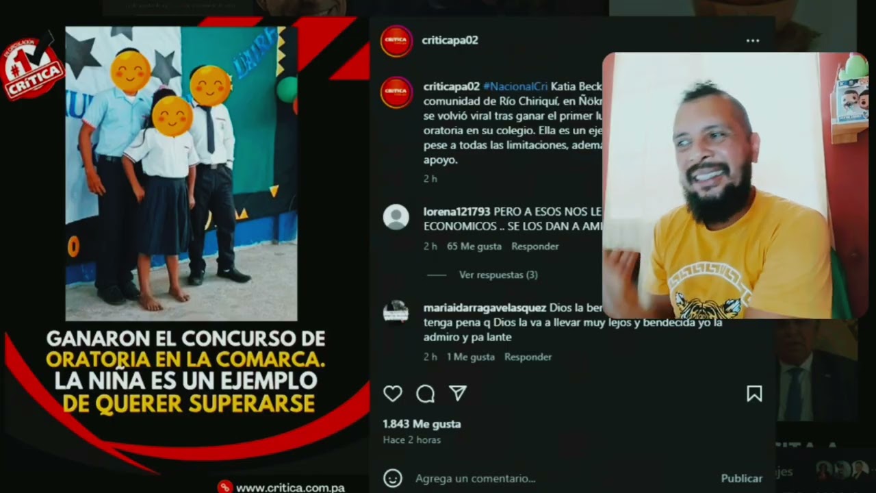 🔴 NIÑA de Comarca Ngäbe Buglé 🇵🇦 Muy Humilde Gana Premio de Oratoria 😱 Pa' ella NO HAY AUXILIOS?