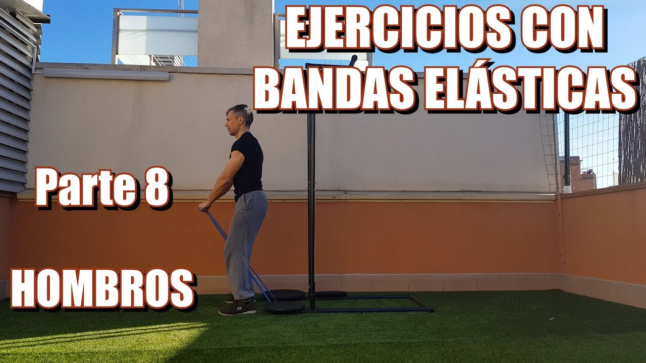 ➲Los MEJORES EJERCICIOS de HOMBRO con BANDAS ELÁSTICAS [+10 EJERCICIOS]