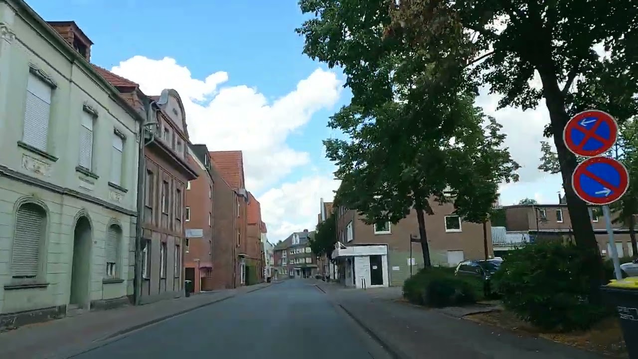 Driving in Ahlen Germany 🇩🇪 car drive NRW with Lofi relax chill Music