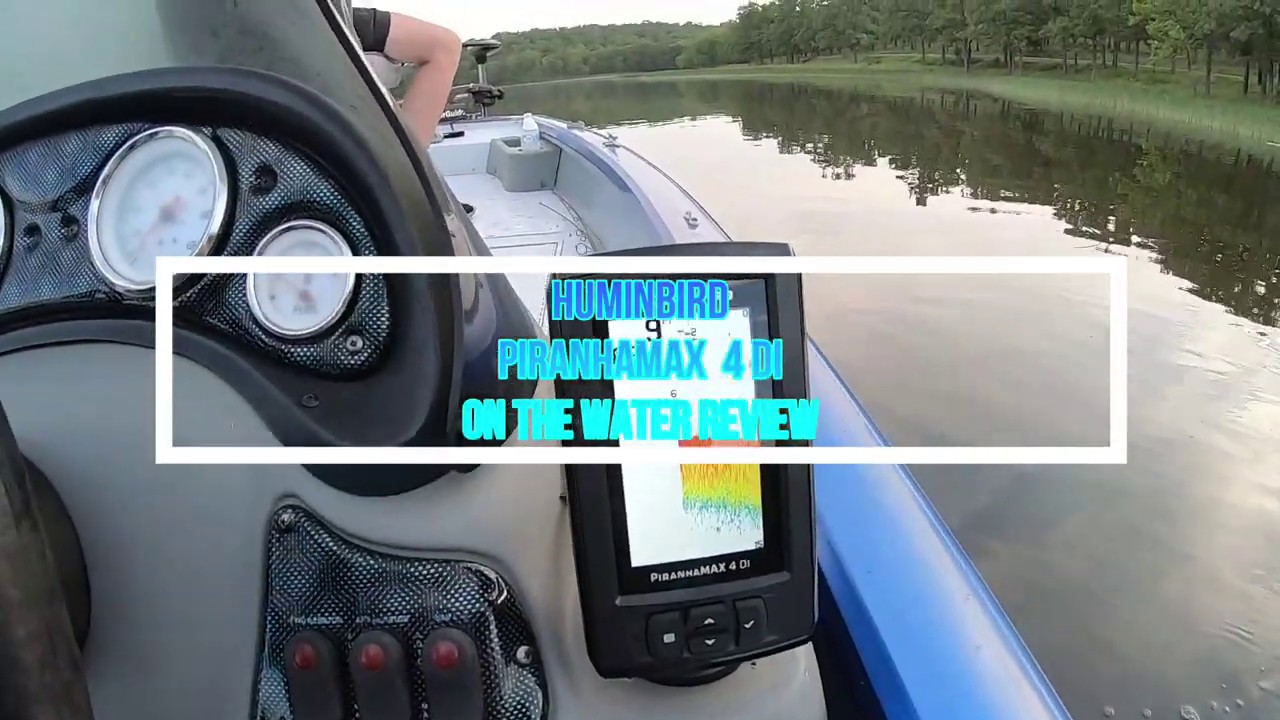 Обзор Humminbird PiranahMAX 4DI на воде