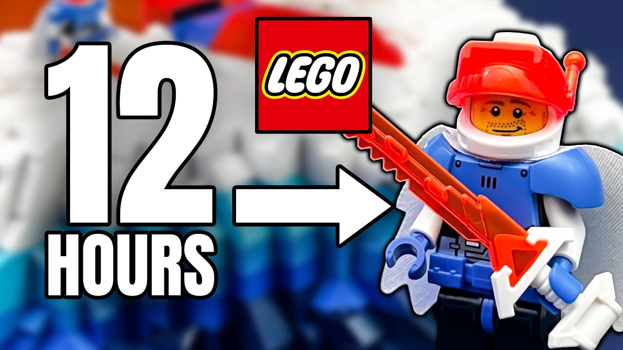 Can I Build A LEGO Ice Planet Base In 12 Hours?!