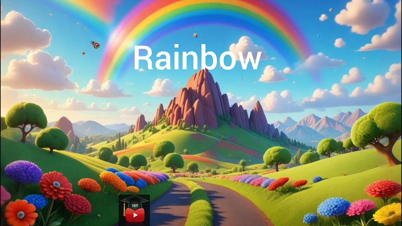 Exploring the Colors with Rainbow poem 
