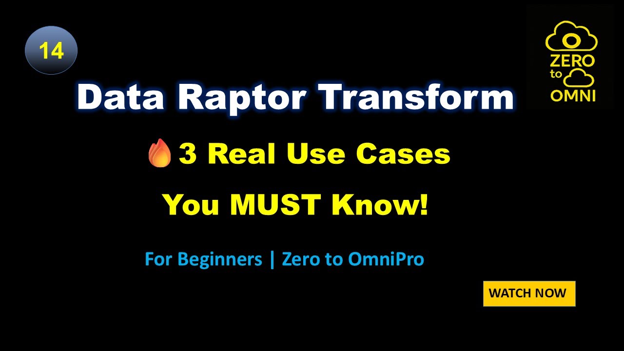 14 DataRaptor Transform in OmniStudio | 3 Real Use Cases Explained with Hands-On Examples