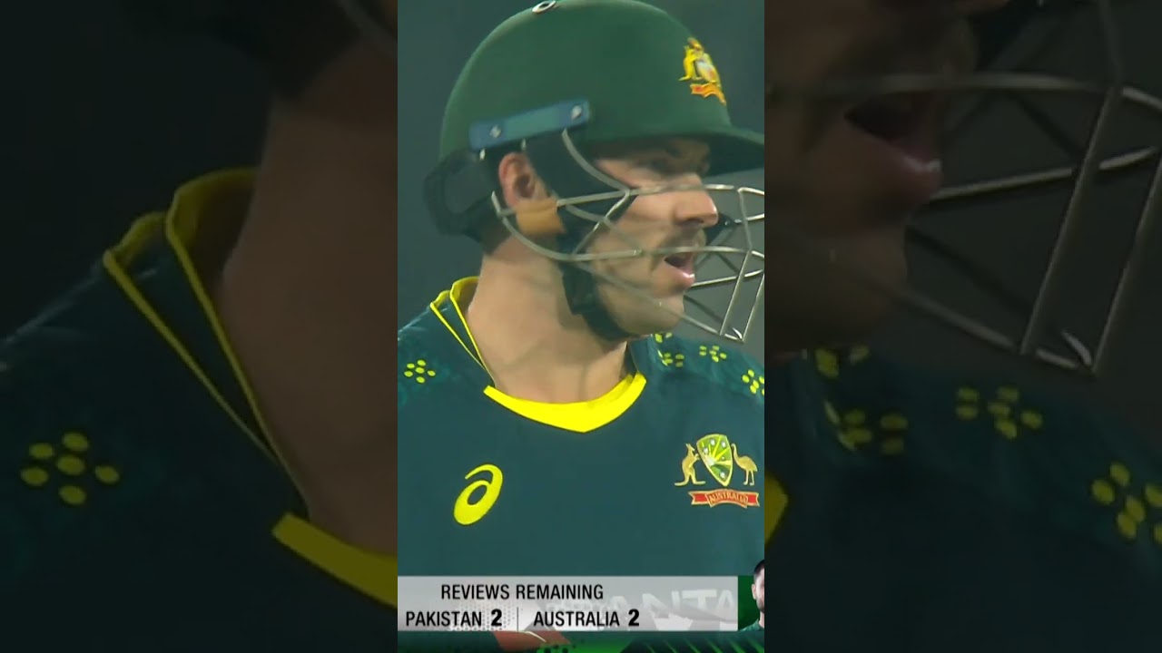 Abrar strikes again! Josh Inglis misses the sweep & LBW, confirmed on review ☝🏻 