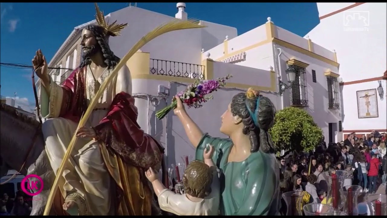 Jesús en su entrada triunfal en Jerusalen - La Rambla 2018