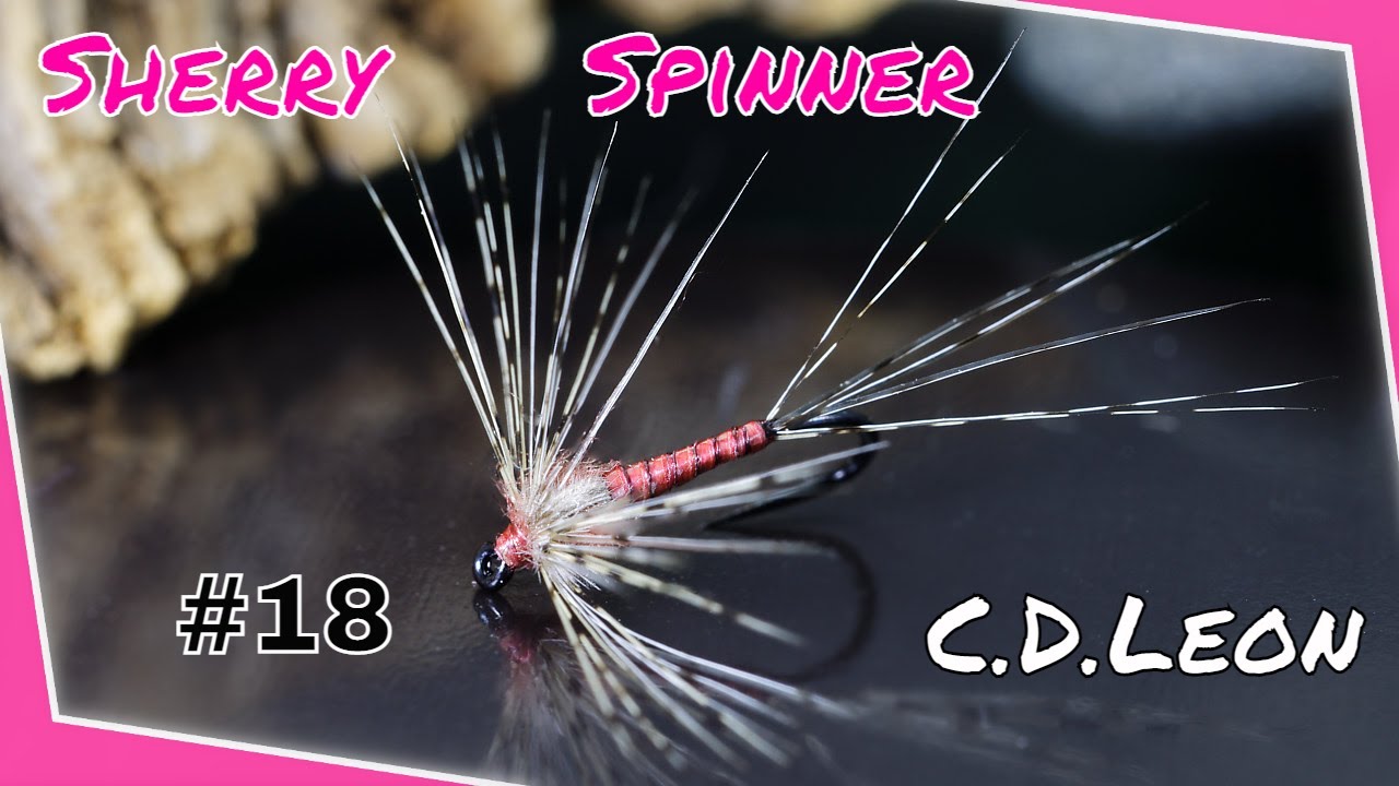 Tying the Sherry Spinner dry fly with coq de Leon wings