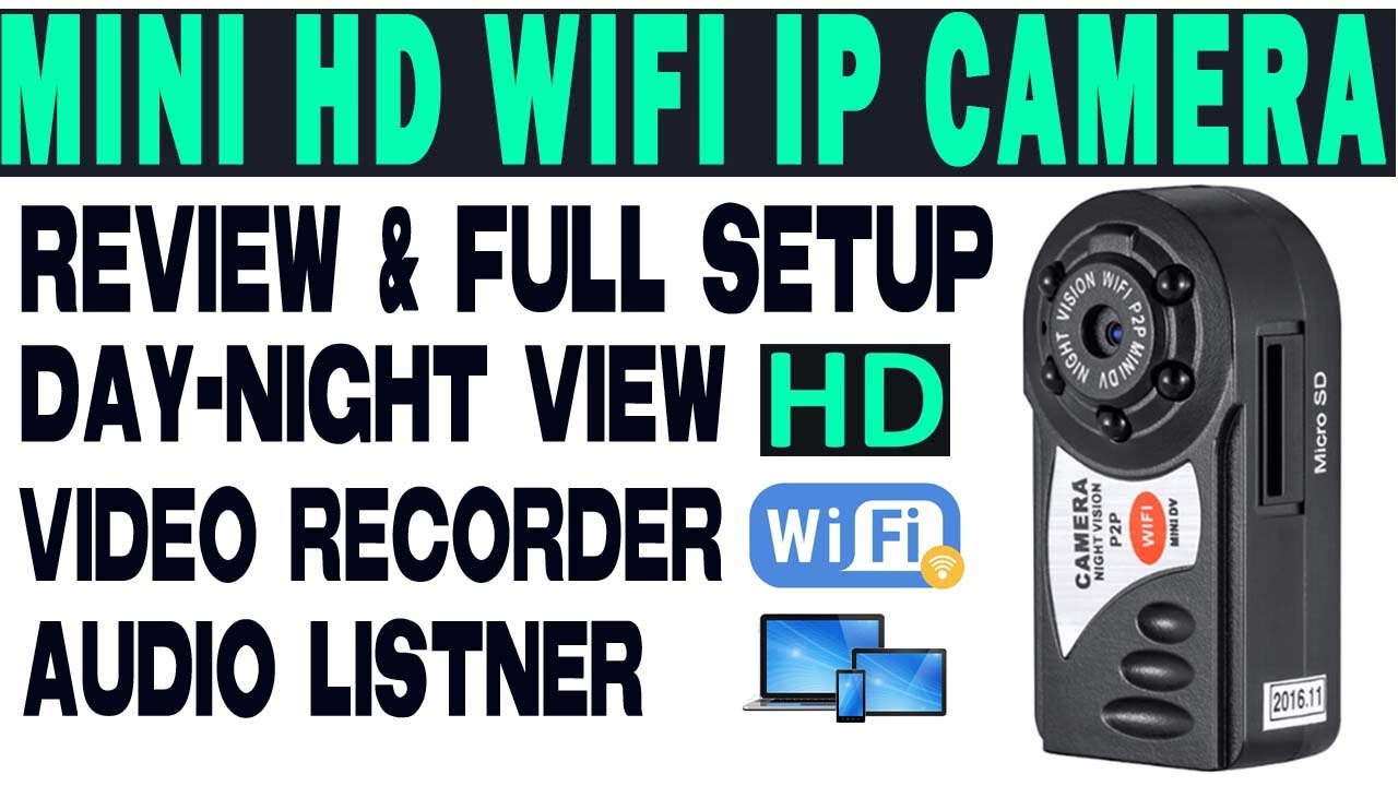 Q7 Mini Wifi Camera Review and Setup l Q7 Hd Wifi Camera app l q7 camera setup Mobile & PC 📸