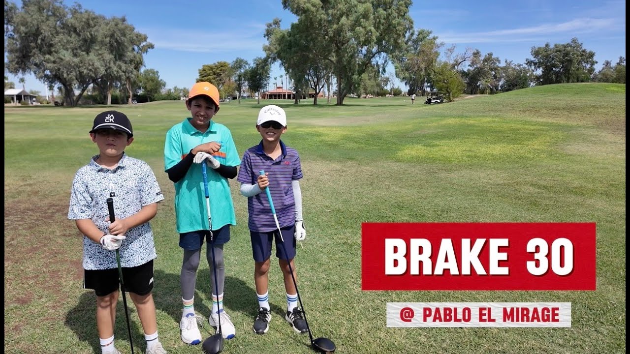 Break 30 ⛳ Shooting 8 Under Zona Jo & Friends Sahir and Jack. What an Incredible round of golf!