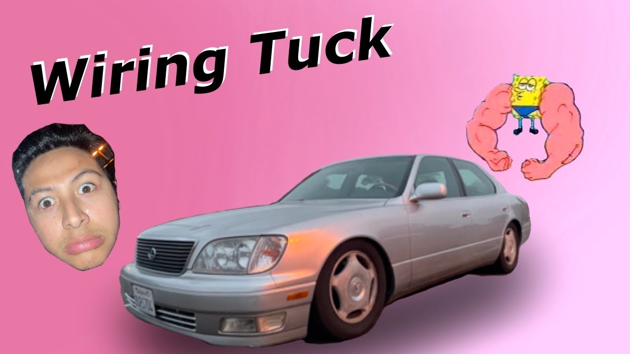 Lexus LS400 Wiring Harness Tuck (Without Removing Fenders!) - 1UZFE V8