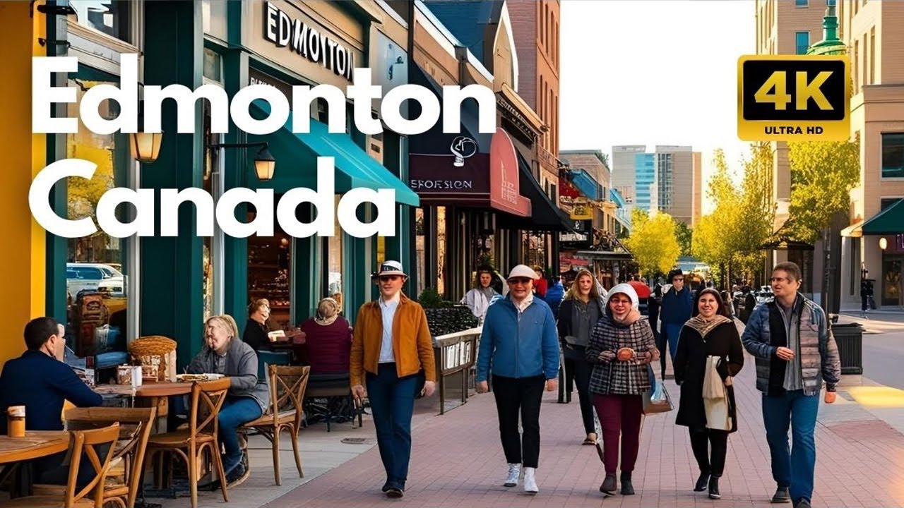 Exploring Edmonton Neighborhoods | Downtown to West Edmonton Driving Tour 2025 | Alberta 4K