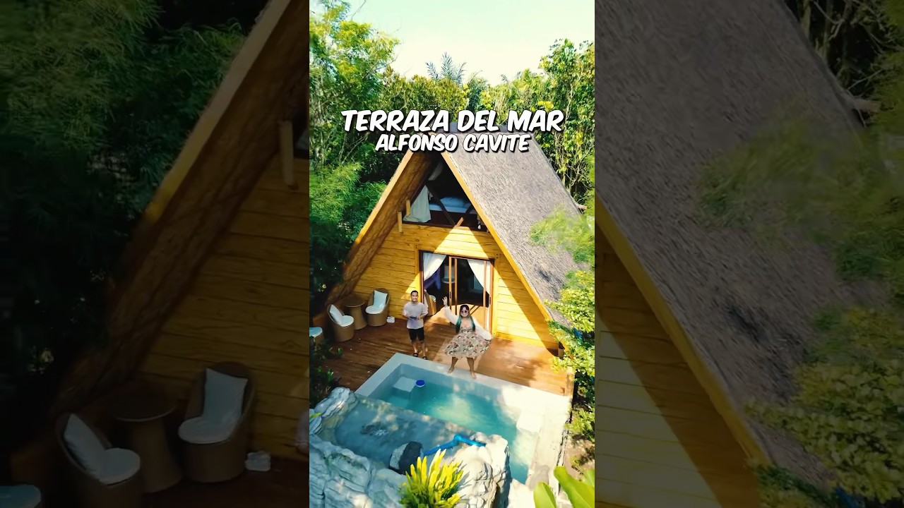 NEWEST CABIN VILLA with WATERFALLS Pool ✨Terraza Del Mar 📍Alfonso, Cavite 1hr 30mins from Manila