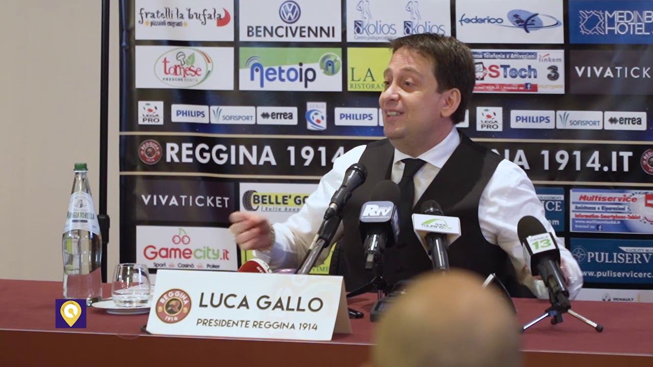 Conferenza Stampa di Luca Gallo, nuovo presidente della Reggina | CityNow.it