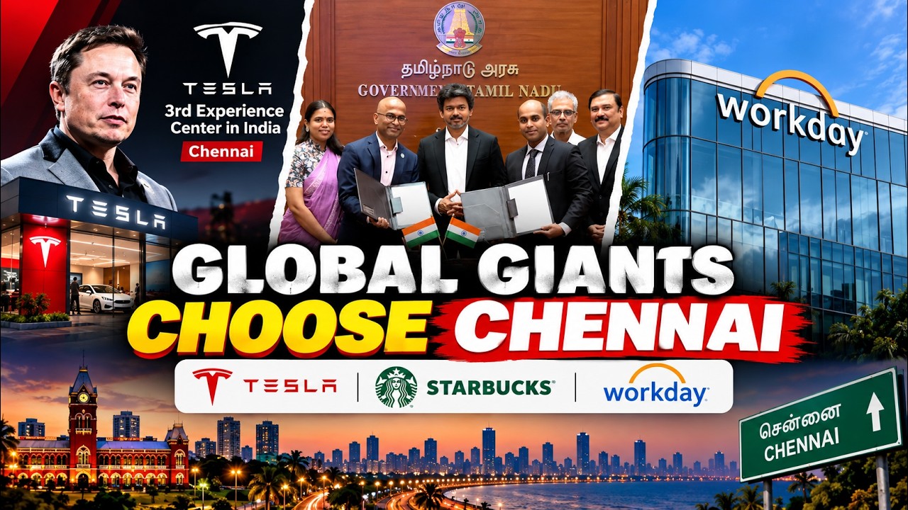 Global Giants Targeting Chennai! Starbucks, Tesla, Workday