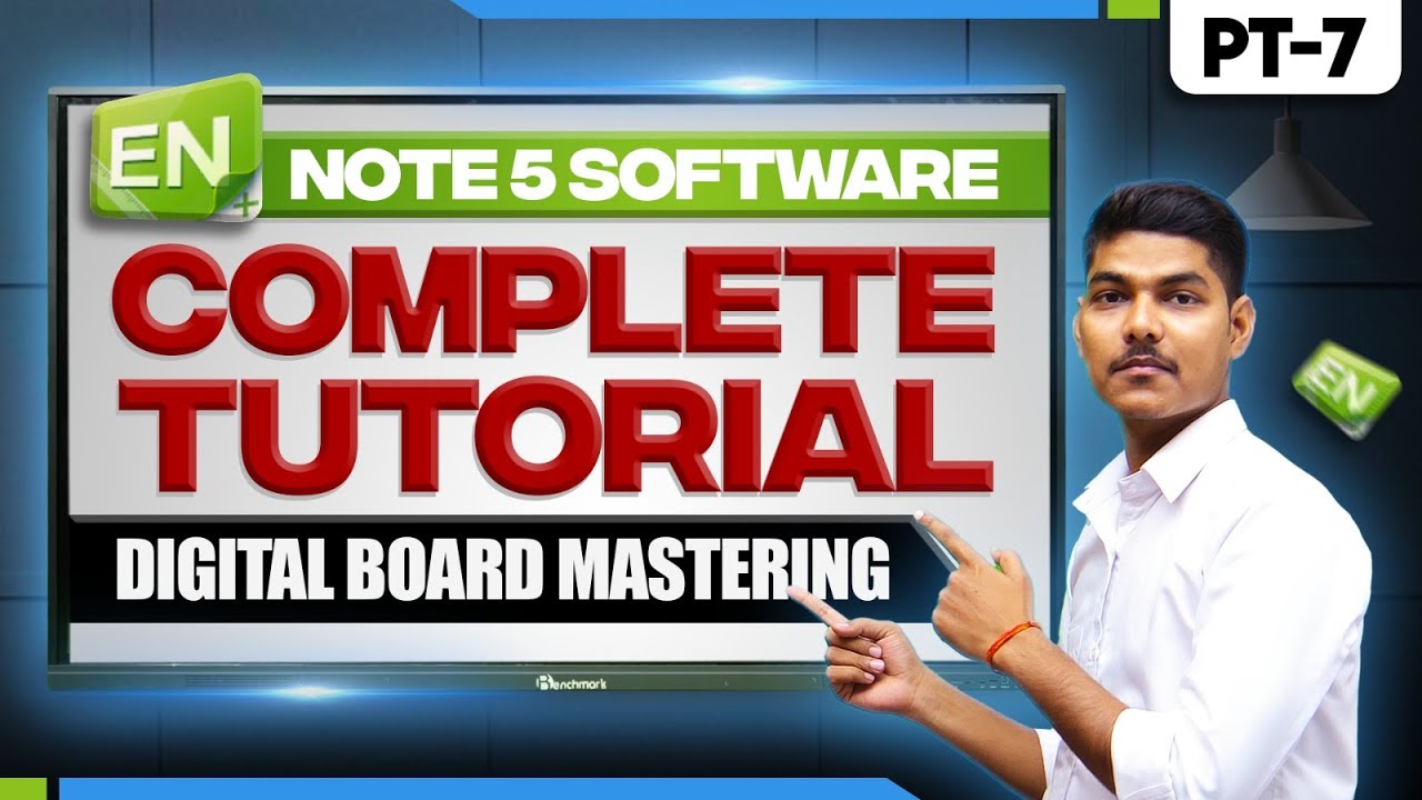 How to Use Note 5 in Digital Board | Digital Board Mastering Pt.7 | Note Software Kese Use Kare